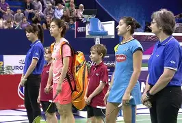 日本羽毛球队轻取法国羽毛球队，马琳统治全场